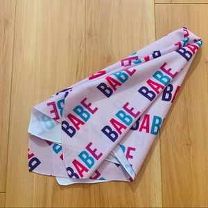 BABE colorful soft scarf headband bandanna